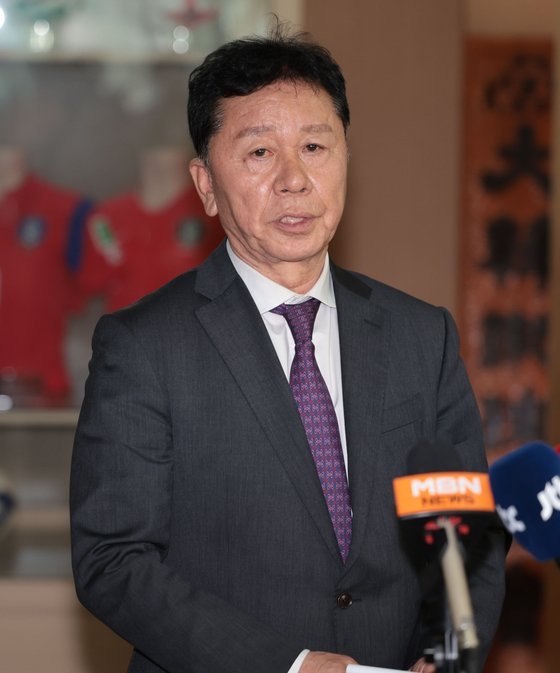 大韓サッカー協会の鄭海成（チョン・へソン）国家代表戦力強化委員長