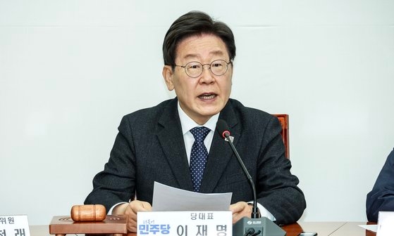 李在明（イ・ジェミョン）共に民主党代表　キム・ソンリョン記者