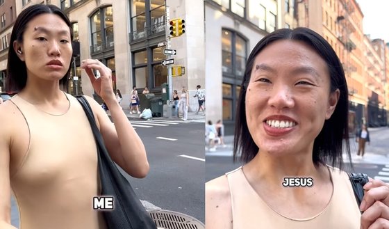 女性モデルのドロシー・チェンさん。［写真　インスタグラム　キャプチャー］