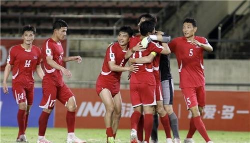 サッカー北朝鮮代表　［ＡＦＣホームページ　キャプチャー］