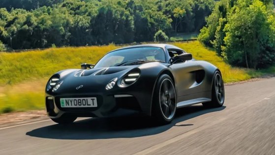 バッテリー実験に使われた電気自動車（ＥＶ）。［写真　インターネットキャプチャー］