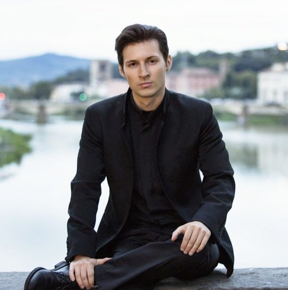 テレグラムの創立者パベル・ドゥロフ氏。［写真　インスタグラム　キャプチャー］