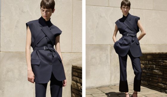 ミシェル・オバマ氏が着たモンセのスーツ。［写真　モンセホームページ］