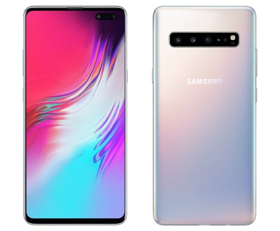 ２０１９年発売されたＧａｌａｘｙＳ１０　５Ｇの実物イメージ。［写真　サムスン電子］