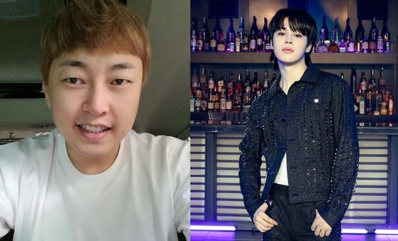 ＢＴＳ（防弾少年団）のＪＩＭＩＮ（ジミン）がお笑い芸人のイ・ジンホから金銭被害を受けたことが明らかになった。［写真　インスタグラム、Ｂｉｇ　Ｈｉｔミュージック］