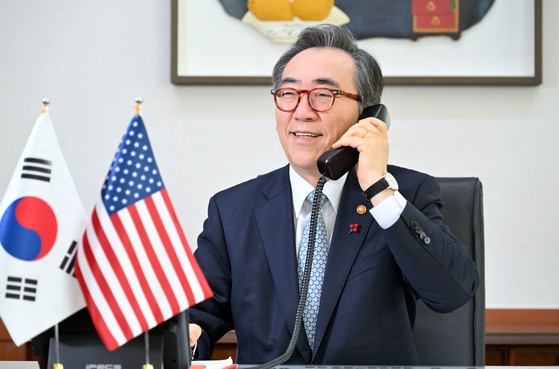 趙兌烈（チョ・テヨル）外交部長官とルビオ新米国務長官が先月２３日午前、トランプ米大統領の就任後に初めて電話をした。　外交部