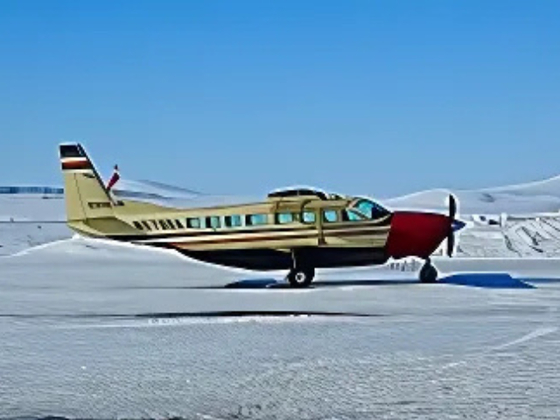 行方不明の飛行機と同じベーリング航空所属の単発旅客機　［ベーリング航空ホームページ　キャプチャー］