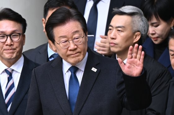 李在明（イ・ジェミョン）共に民主党代表　［写真　共同取材団］
