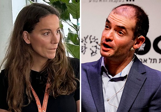 ミラ・ムラティ氏（左）とイリヤ・サツキバー氏（右）