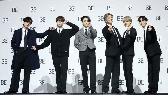 グループＢＴＳ（防弾少年団）。［写真　ニュース１］