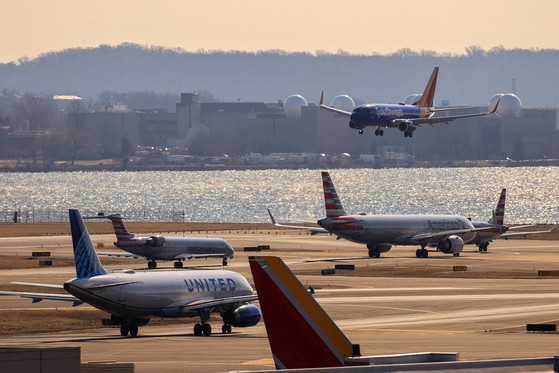 米ロナルド・レーガン空港。［写真　ロイター＝聯合ニュース］