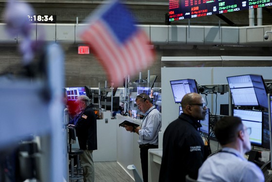 米国ニューヨーク証券取引所。［写真　ロイター＝聯合ニュース］