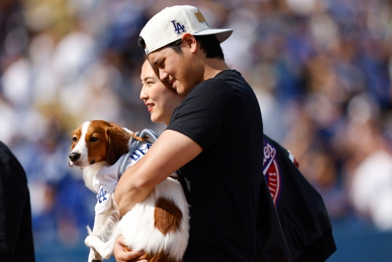 大谷翔平の妻・真美子夫人が娘を無事に出産した。［写真　ＥＰＡ＝聯合ニュース］