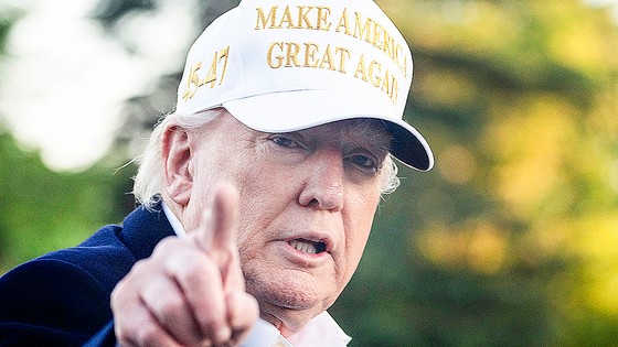 トランプ米大統領。［写真　ＡＰ＝聯合ニュース］