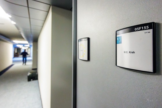 マクシミリアン・クラー（Ｍａｘｉｍｉｌｉａｎ　Ｋｒａｈ）議員の欧州議会事務室。［写真　ＥＰＡ＝聯合ニュース］