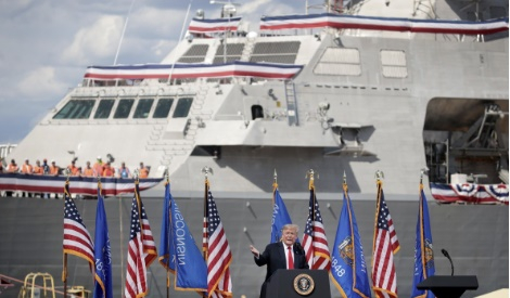 造船業復活を超党派的に宣言した米国　［ＡＦＰ＝聯合ニュース］