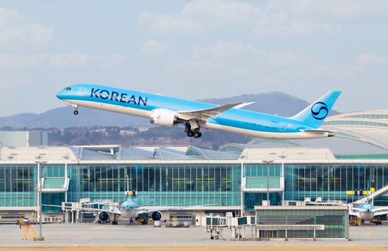 大韓航空が米州路線で運航中のボーイング７８７－１０航空機　［写真　大韓航空］