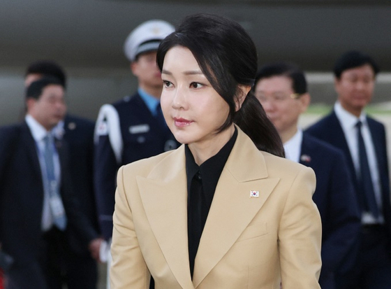 金建希（キム・ゴンヒ）氏　［聯合ニュース］