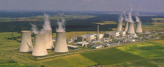 チェコの新規原子力発電所建設敷地であるドコバニで運営されている原発の様子。［写真　大宇（テウ）建設］