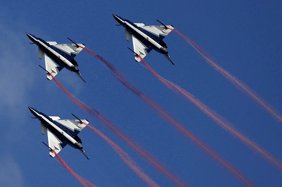 パキスタン軍の中国産戦闘機Ｊ－１０　［ロイター＝聯合ニュース］