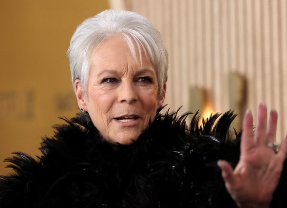 ハリウッド女優ジェイミー・リー・カーティス。［写真　ロイター＝聯合ニュース］