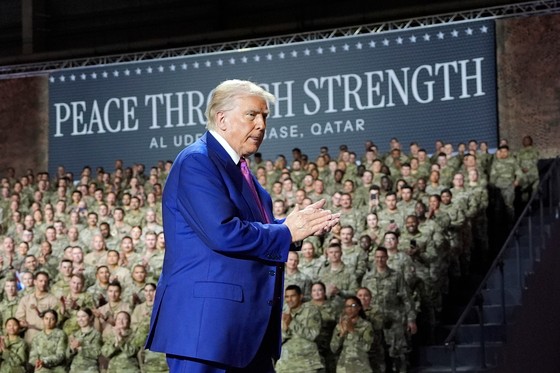 米国のドナルド・トランプ大統領。 ［写真　ＡＰ＝聯合ニュース］