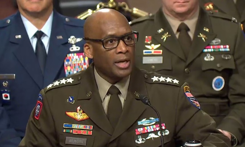 ブランソン在韓米軍司令官　［米国防省ホームページ　キャプチャー］