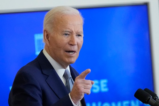 米国のジョー・バイデン前大統領。［写真　ＡＰ＝聯合ニュース］