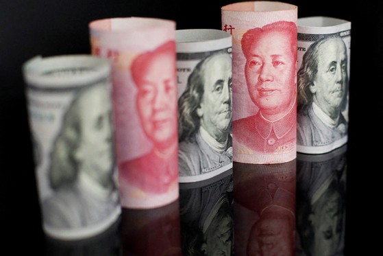 人民元の価値下落誘導は中国の応戦。［写真　ロイター＝聯合ニュース］