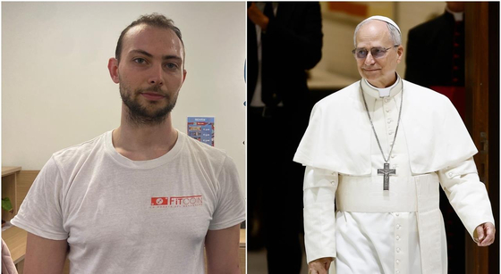   レオ１４世教皇を２年間指導したジムのトレーナー。［イタリア日刊紙イル・メッサジェッロ公式サイト　キャプチャー］