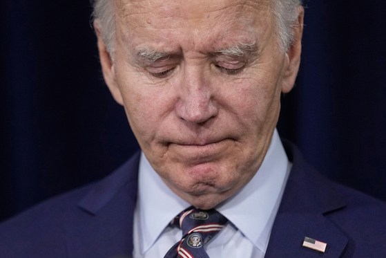 米国のジョー・バイデン前大統領。［写真　ＡＰ＝聯合ニュース］