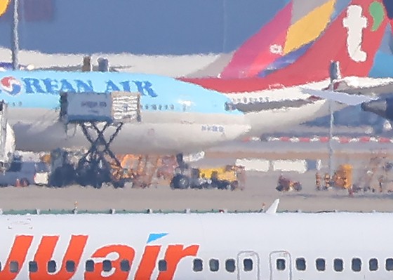 １月７日午後、仁川国際空港の様子。［写真　聯合ニュース］