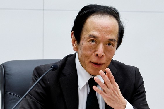 日本銀行の植田和男総裁。［写真　ロイター＝聯合ニュース］