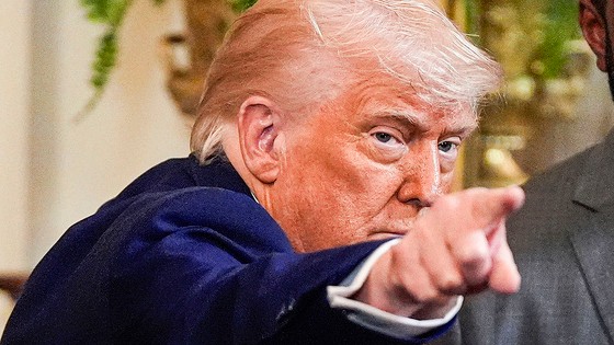 ドナルド・トランプ米大統領。［写真　ＡＰ＝聯合ニュース］