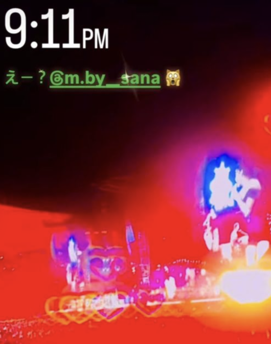 Ｇ－ＤＲＡＧＯＮがタグ付けしたサナの個人ＳＮＳ。［ＳＮＳ　キャプチャー］  ​