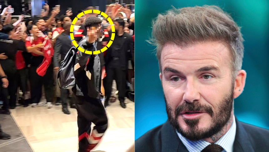 マンU選手団、アジアツアーでファンに中指…ベッカム「容認できない