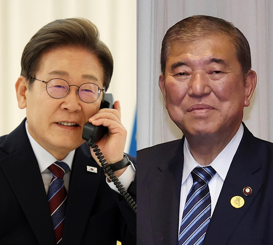 李在明（イ・ジェミョン）大統領、石破茂首相　中央フォト