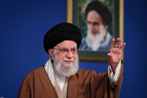 イランの最高指導者アヤトラ・アリ・ハメネイ師。［写真　ＡＦＰ＝聯合ニュース］
