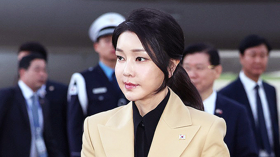 韓国の尹錫悦（ユン・ソクヨル）前大統領の配偶者、金建希（キム・ゴンヒ）氏。［写真　聯合ニュース］