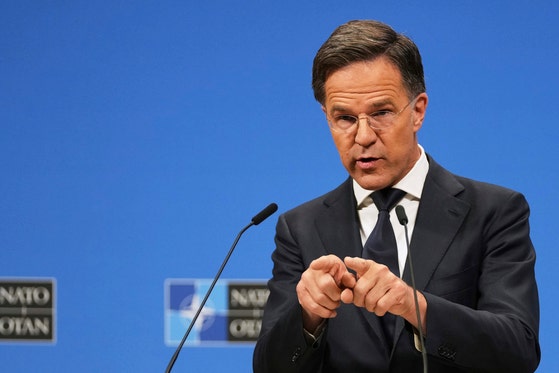 北大西洋条約機構（ＮＡＴＯ）のルッテ事務総長。［写真　ＡＰ＝聯合ニュース］