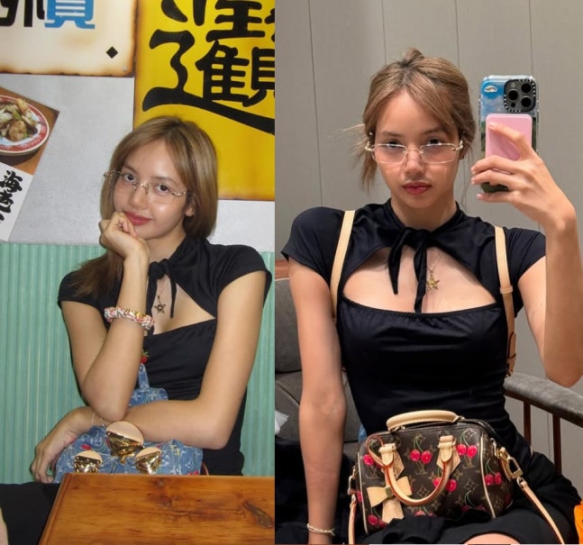 日本旅行の写真を公開したＢＬＡＣＫＰＩＮＫのリサ。［写真　ＳＮＳ］