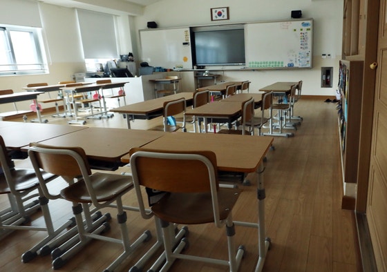 小学校の教室。※資料写真で、記事の内容と直接関係ありません。［写真　ニュース１］