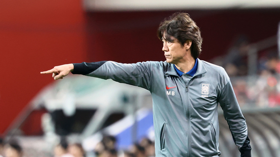   サッカー韓国代表の洪明甫監督　［聯合ニュース］