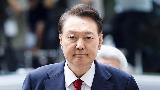 尹錫悦前大統領。［写真　共同取材団］