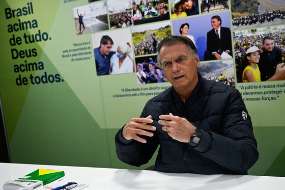 ボルソナロ前ブラジル大統領。［写真　ロイター＝聯合ニュース］