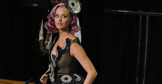 ポップスターのケイティ・ペリー。　［写真　ＡＰ＝聯合ニュース］