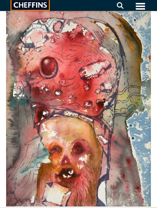   サルバドール・ダリ氏の『Ｖｅｃｃｈｉｏ　Ｓｕｌｔａｎｏ』。［写真　チェフィンズオークションハウス］