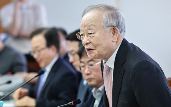 韓国経営者総協会の孫京植（ソン・ギョンシク）会長（ＣＪグループ会長）［写真　ニュース１］