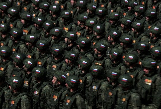 ウクライナの軍事作戦に参加したロシア兵たち。［写真　ロイター＝聯合ニュース］