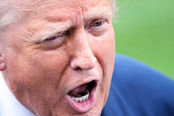 米国のドナルド・トランプ大統領。［写真　ＡＰ＝聯合ニュース］